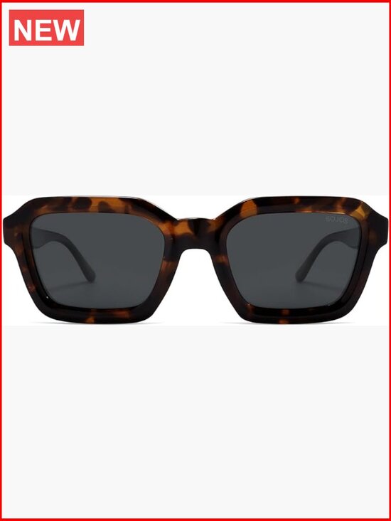 Retro Polarized Square Sunglasses - UV400 Protection